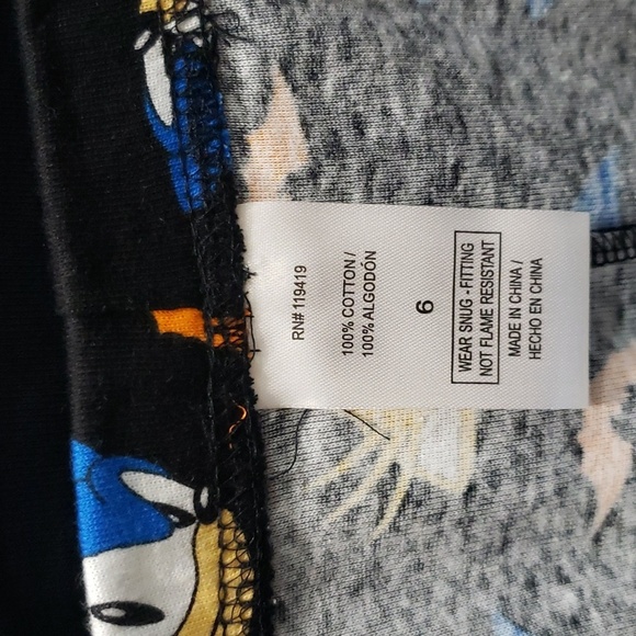 Komar Kids NWT 2-piece Sonic the Hedgehog Halloween Pajama Set - Picture 9 of 9